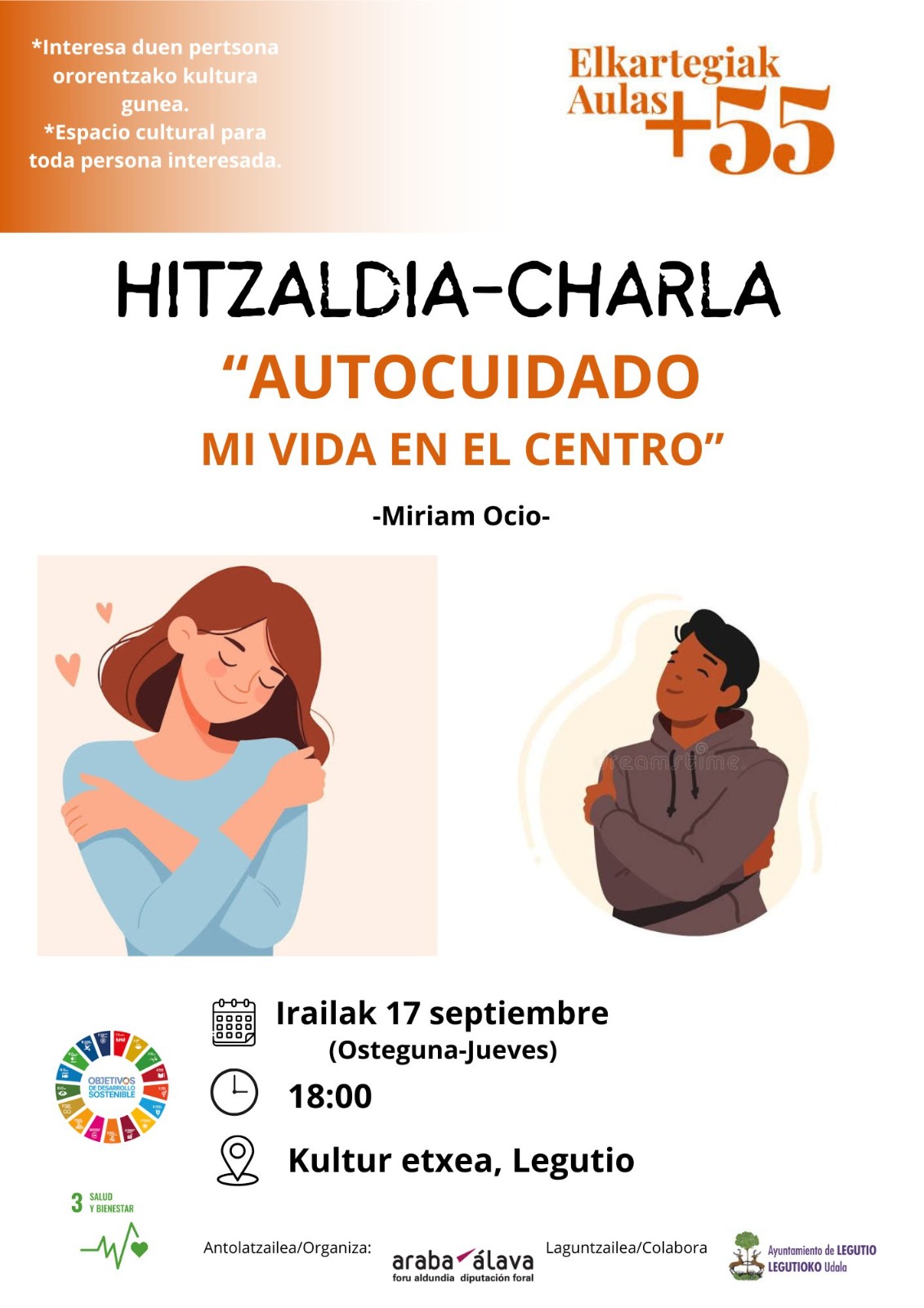 Charla AUTOCUIDADO hitzaldia