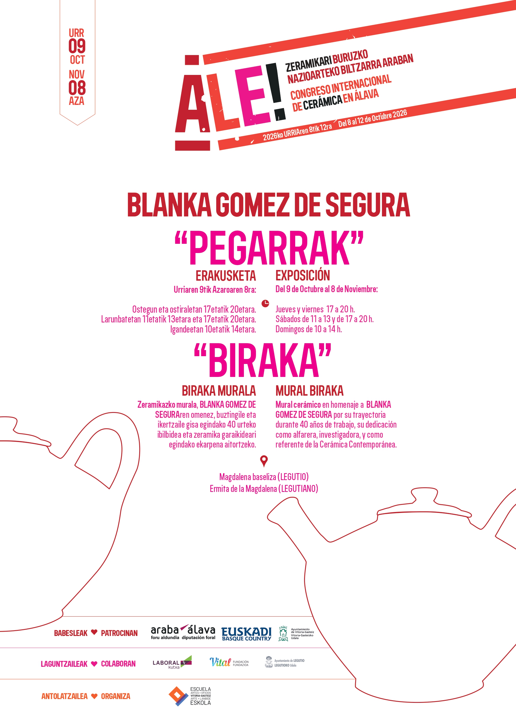 Blanca Gómez de Segurari omenaldia. Biraka murala