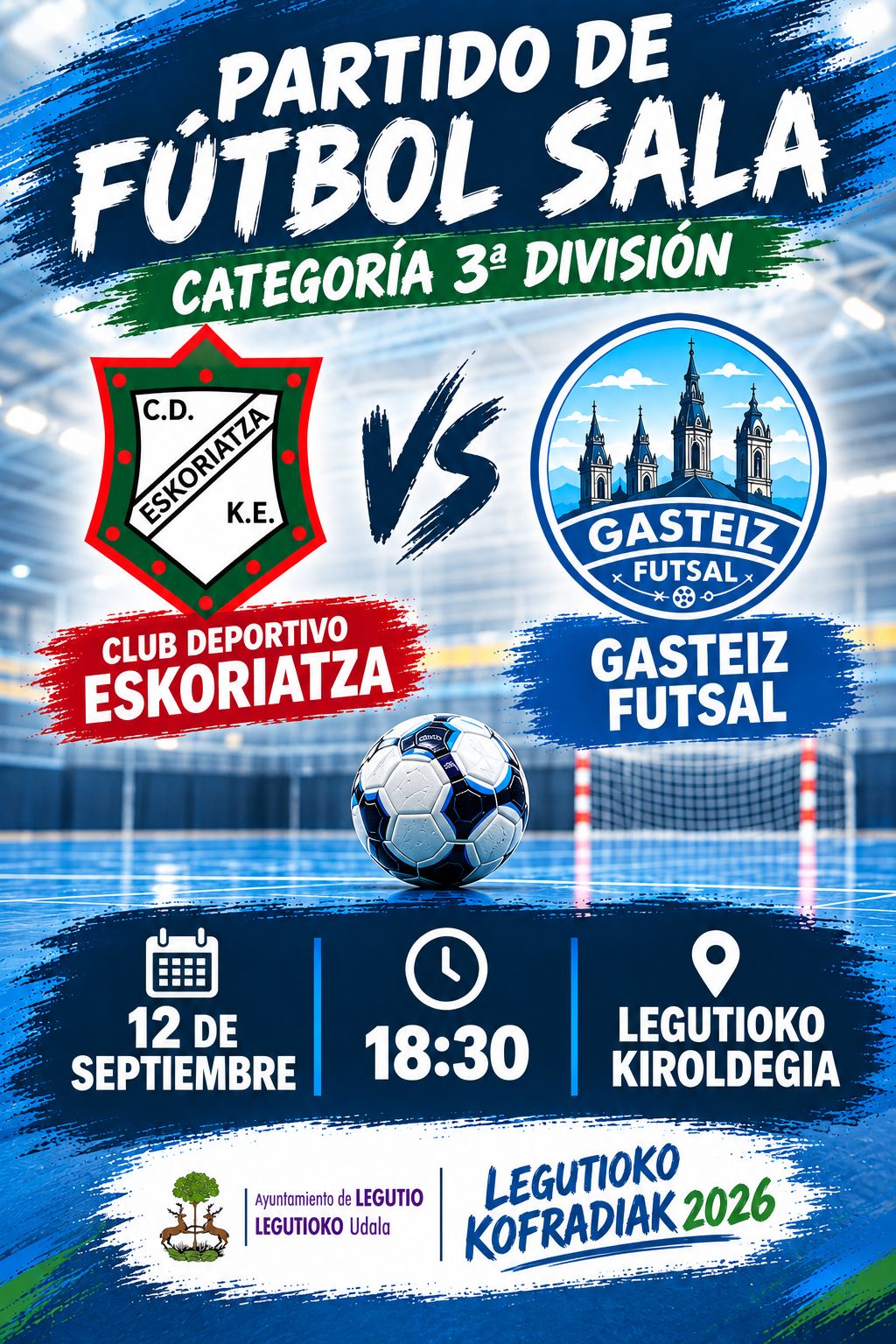 Futbol sala Legution