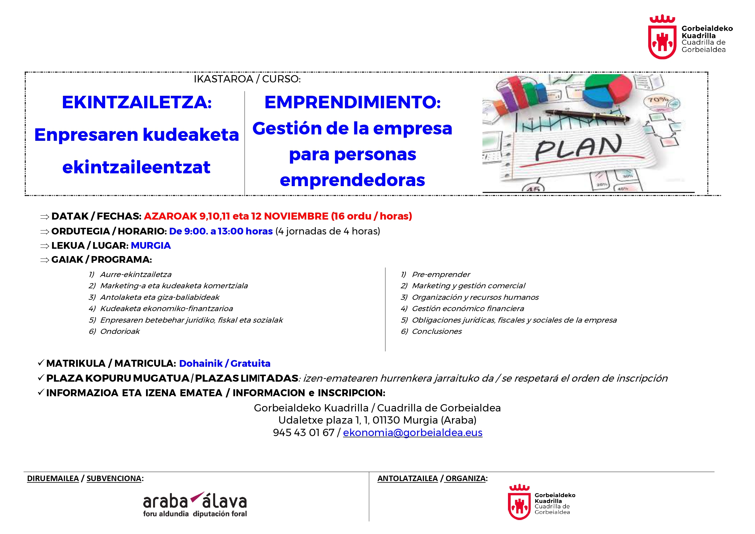 Ekintzailetza ikastaroa
