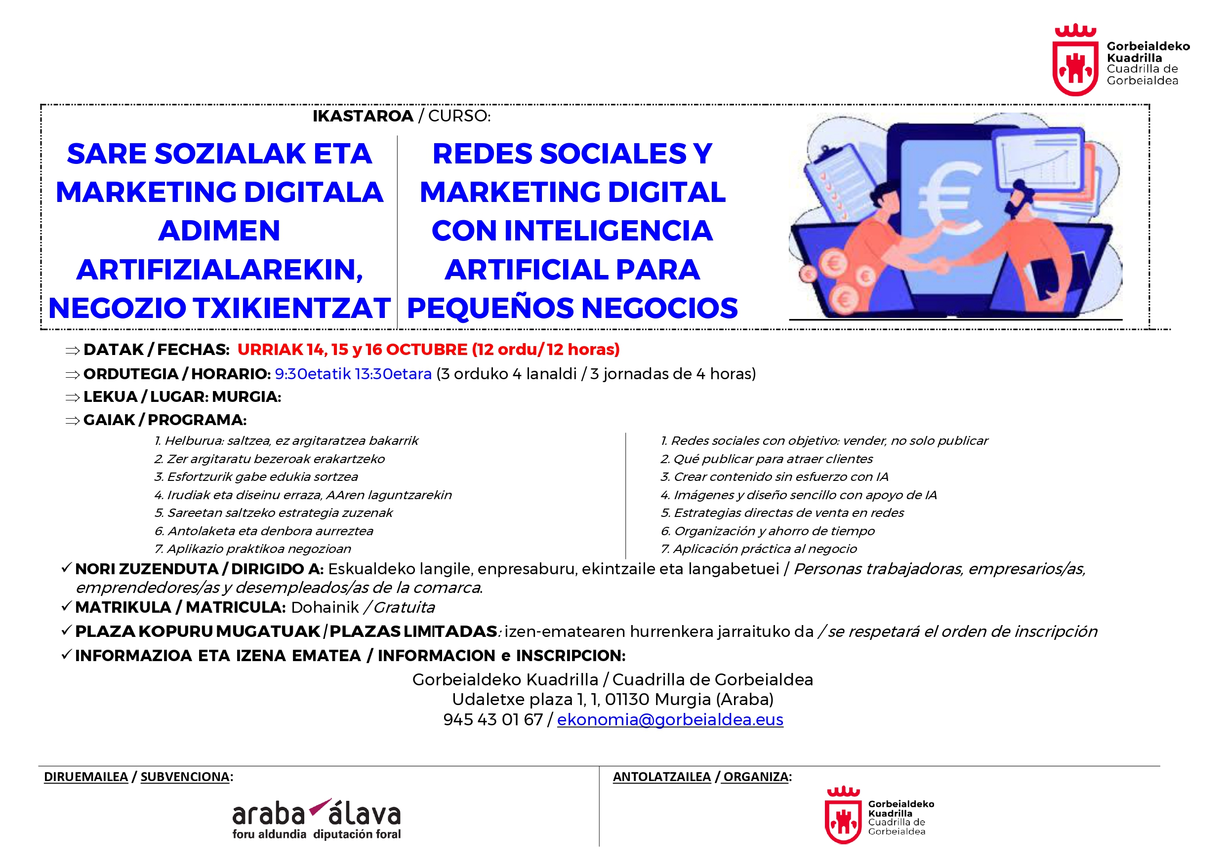 Ikastaroa. Sare sozialak.