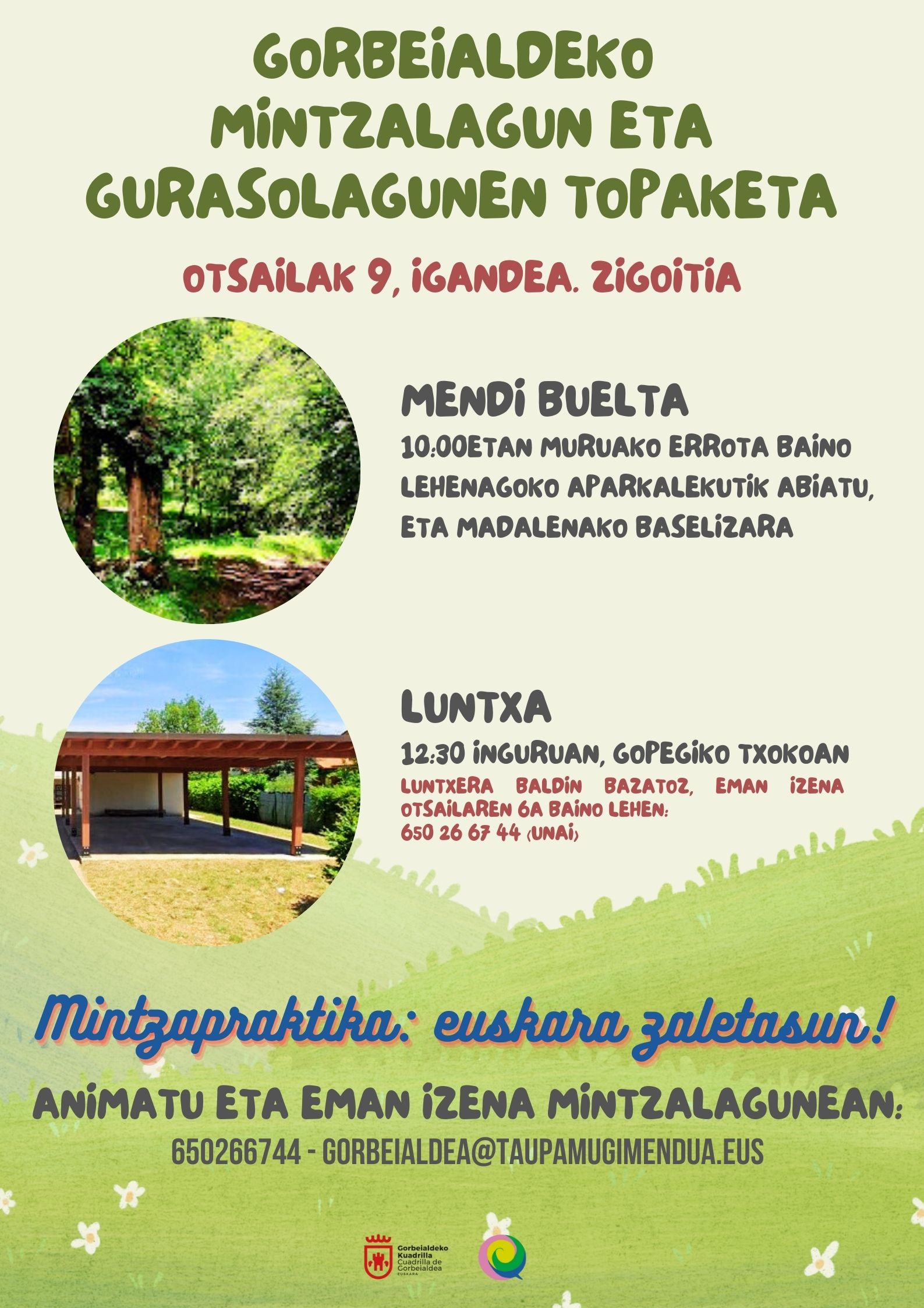 MINTZALAGUNEN TOPAKETA. OTSAILAK 9. 