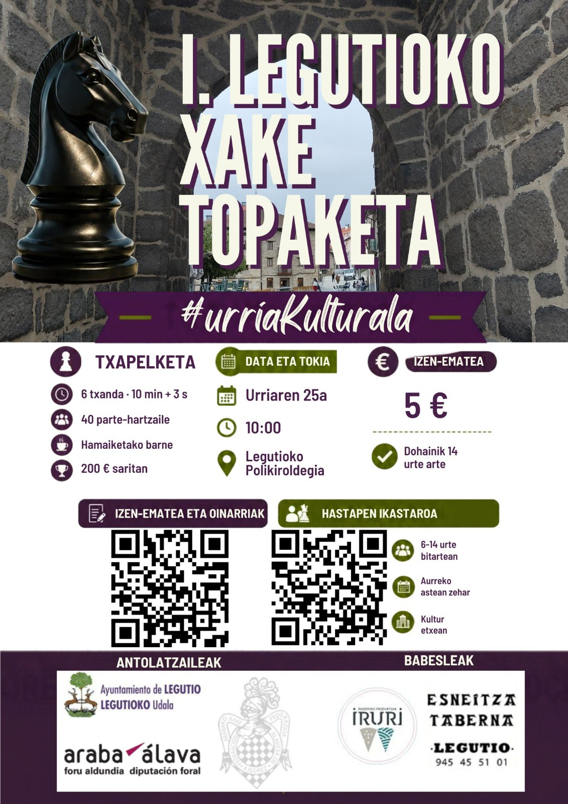 I. Legutioko xake topaketa