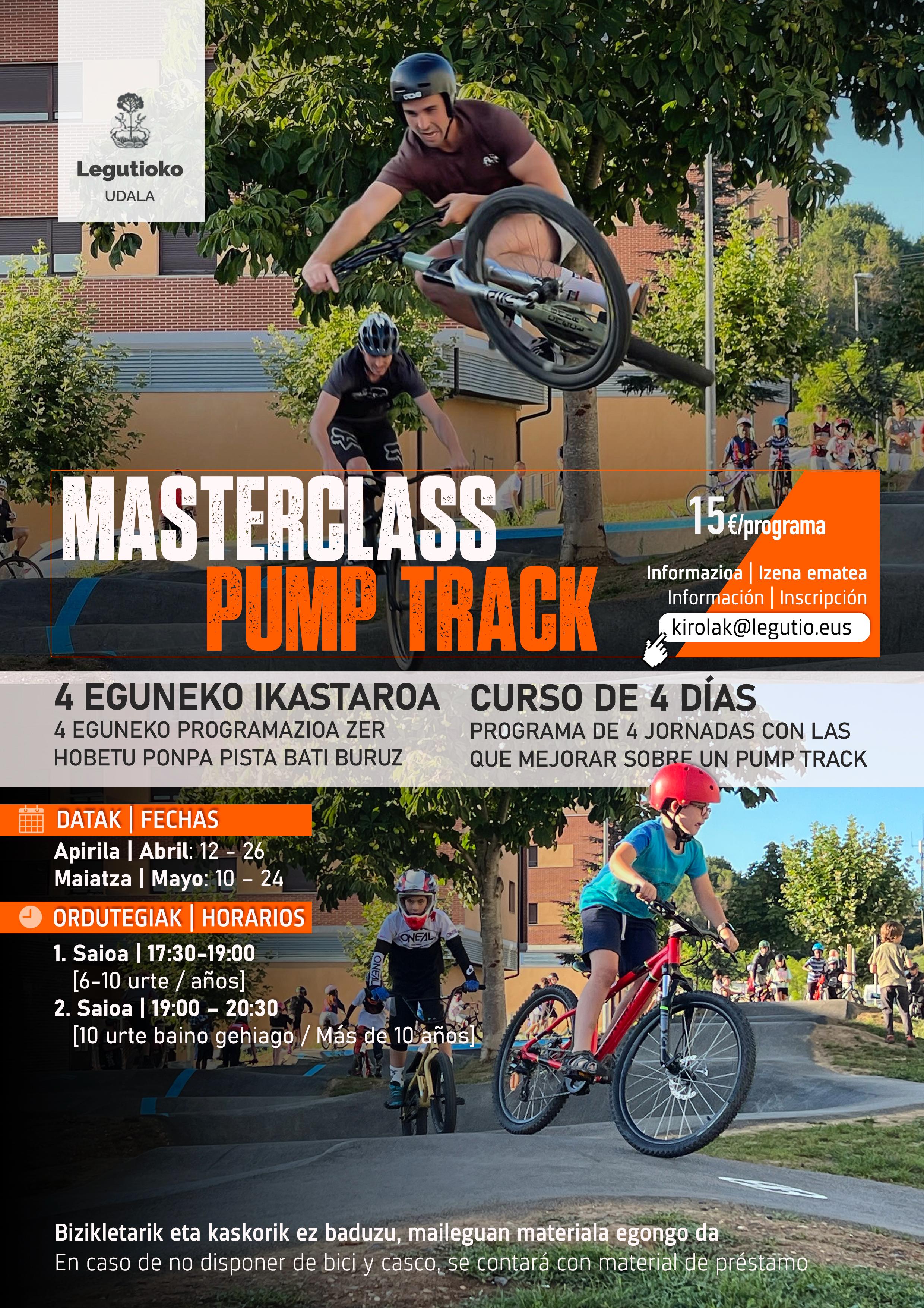 PUMPTRACK ikastaroa PUMPTRACK ikastaroa