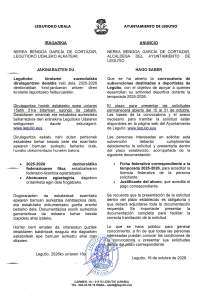 Legutioko kirolariei zuzendutako dirulaguntzen deialdia