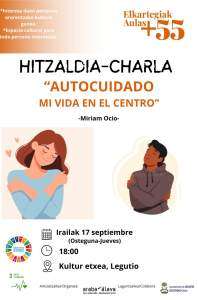 Charla AUTOCUIDADO hitzaldia