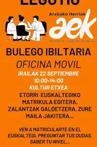 AEK. Bulego ibiltaria.