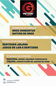 Gaztegune programa 23-25 febrero