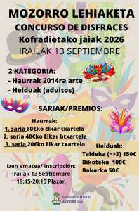 Mozorro lehiaketa 2026